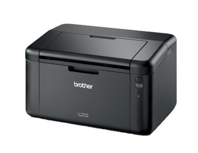 Лазерен принтер Brother HL-1222WE, A4, монохромен, 2400 x 600 dpi, 20 стр/мин, Wi-Fi, USB