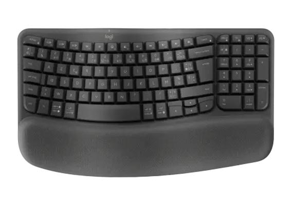 Клавиатура Logitech Wave Keys, Bluetooth, черна