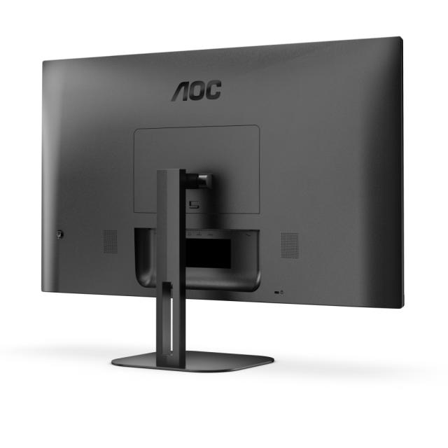 Монитор AOC 27V5CE/BK, 27" IPS WLED, 1920x1080@75Hz, 4ms GtG, 1ms MPRT, 300cd m/2, DCR 1000:1, 20M:1, Adaptive Sync, FlickerFree, Low Blue Light, 3Wx2, Tilt, HDMI, USB hub