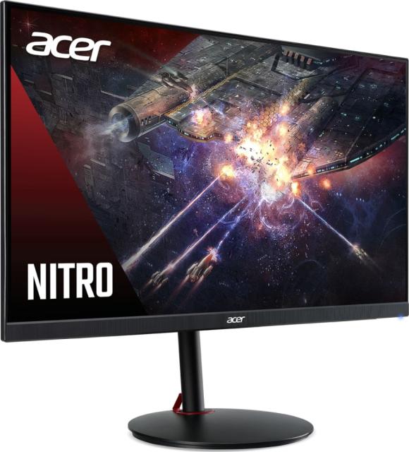 Монитор Acer Nitro XV271Zbmiiprx, 27" IPS, Anti-Glare, ZeroFrame, AMD FreeSync Prem., HDR 400, 1ms/0.5ms(Min.), 100M:1, 400nits, 1920x1080 FHD, up to 280Hz, 2xHDMI, DP, Audio out, 2x2W, Ergostand, Tilt, Black+Acer Nitro Gaming Headset AHW820 Retail P