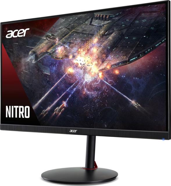 Монитор Acer Nitro XV271Zbmiiprx, 27" IPS, Anti-Glare, ZeroFrame, AMD FreeSync Prem., HDR 400, 1ms/0.5ms(Min.), 100M:1, 400nits, 1920x1080 FHD, up to 280Hz, 2xHDMI, DP, Audio out, 2x2W, Ergostand, Tilt, Black+Acer Nitro Gaming Headset AHW820 Retail P