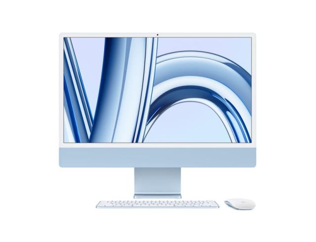 Настолен компютър - всичко в едно Apple IMAC 24" BLUE/M3 8C CPU/8C GPU/8GB/256GB-ZEE
