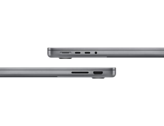 Лаптоп Apple MacBook Pro 14" 2023, 14.2", Apple M3 8C (3.5/4.05GHz, 20M), 10 ядра GPU Apple M3, 8GB, 512GB SSD, Space Gray