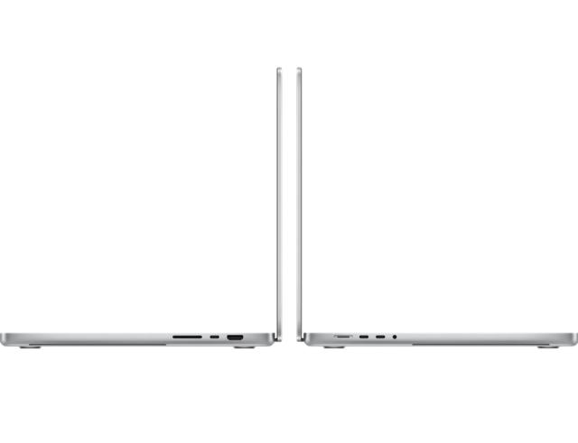 Лаптоп Apple MacBook Pro 16" 2023, 16.2" (41.15 cm), Apple M3 Pro 12C (3.05 - 4.05 GHz, 36 M), 18 ядра GPU Apple M3 Pro, 36GB, 512GB SSD, Silver