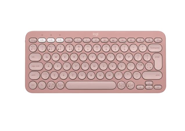 Клавиатура Logitech Pebble Keys 2 K380s Tonal Rose, Bluetooth