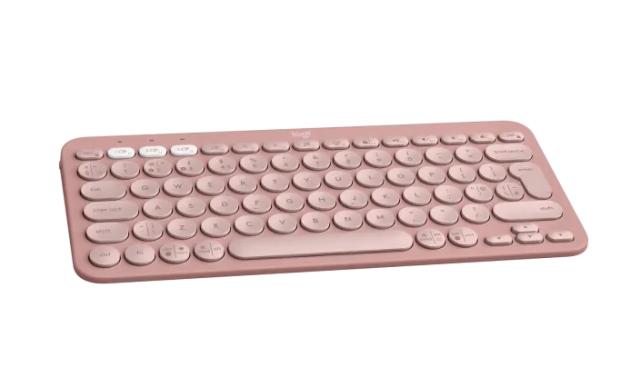 Клавиатура Logitech Pebble Keys 2 K380s Tonal Rose, Bluetooth