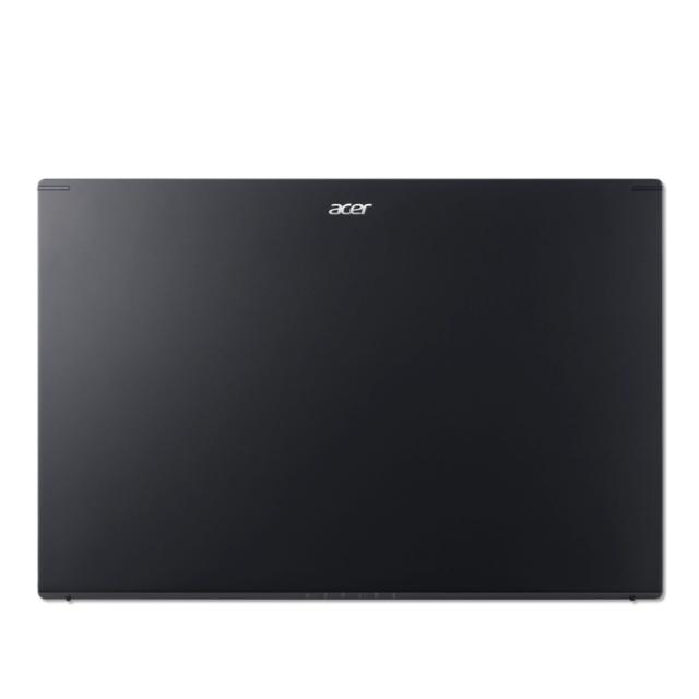 Лаптоп Acer Aspire 7, A715-76G-58Z6, i5-12450H (up to 4.4GHz, 12MB), 15.6" FHD IPS SlimBezel, 16GB DDR4, 512GB NVMe SSD, NVIDIA GeForce RTX 2050 4GB, Wi-Fi AX+BT, FP, HD Cam + Mic, KB Backlight, No OS, Black