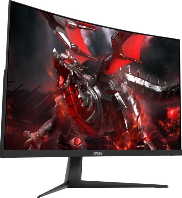 Монитор MSI G321CU, 31.5", 144Hz, UHD 3840x2160, Curve 1500R, FreeSync Premium, 300 Nits, VA, 3000:1, 2x HDMI 2.1, 1x DP, 1x Type-C (DP alt.) w PD 15W, PIP and PBP, Night Vision, Anti-Flicker, Less Blue Light, VESA 100, TILT, 9S6-3DC51A-001