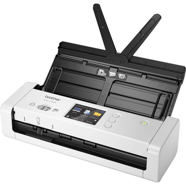 Скенер Brother ADS-1700W Document Scanner, 600 x 600 dpi, A4, 25 ppm, двустранно сканиране, ADF, USB 2.0