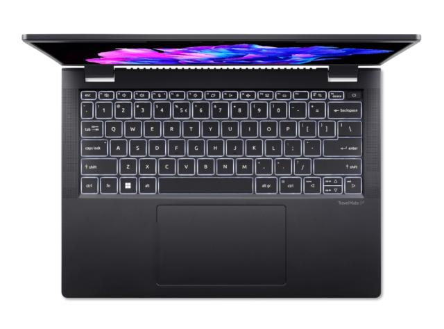 Лаптоп Acer Travelmate TMP614-53-TCO-78PV, Core i7-1355U, (3.7GHz up to 5.0Ghz, 12MB), 14" (WUXGA 1920 x 1200) IPS, 1*32GB LPDDR5, 1024GB PCIe NVMe SSD, Intel UMA, FHD cam shutter + mic, WWAN FM350-GL (5G),  Micro SD, FPR, Wi-Fi 6E, BT, KB, Win 11 Pr