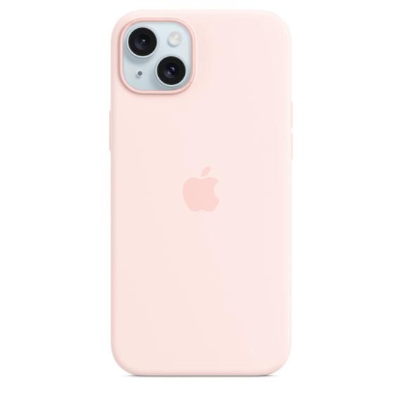 Калъф Apple iPhone 15 Plus Silicone Case with MagSafe - Light Pink