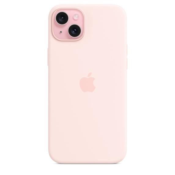 Калъф Apple iPhone 15 Plus Silicone Case with MagSafe - Light Pink