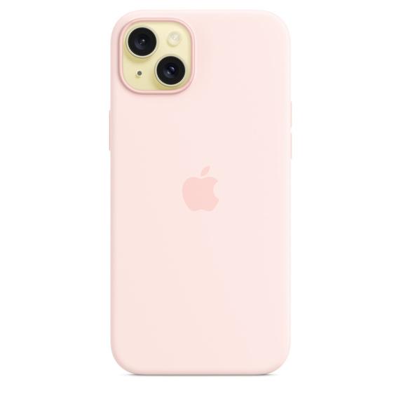 Калъф Apple iPhone 15 Plus Silicone Case with MagSafe - Light Pink