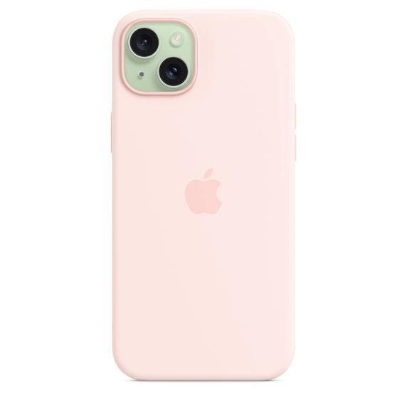 Калъф Apple iPhone 15 Plus Silicone Case with MagSafe - Light Pink