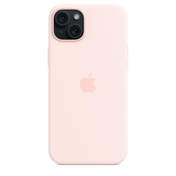 Калъф Apple iPhone 15 Plus Silicone Case with MagSafe - Light Pink