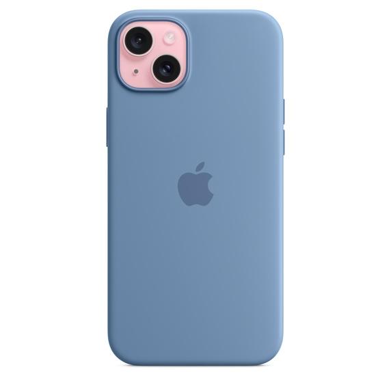 Калъф Apple iPhone 15 Plus Silicone Case with MagSafe - Winter Blue