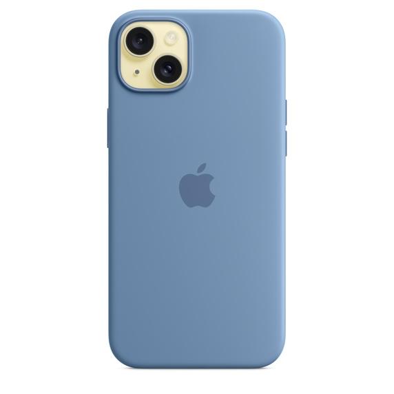 Калъф Apple iPhone 15 Plus Silicone Case with MagSafe - Winter Blue
