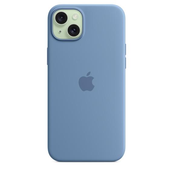 Калъф Apple iPhone 15 Plus Silicone Case with MagSafe - Winter Blue
