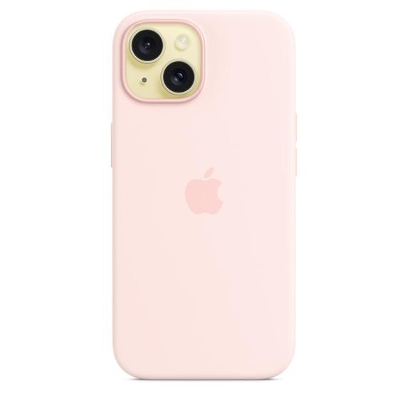 Калъф Apple iPhone 15 Silicone Case with MagSafe - Light Pink