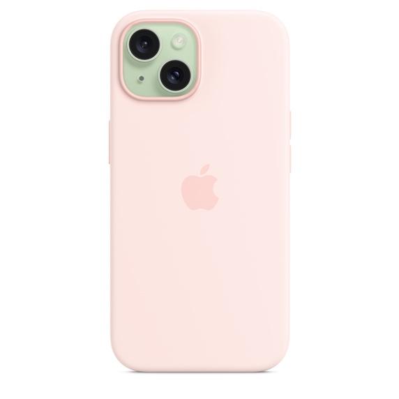 Калъф Apple iPhone 15 Silicone Case with MagSafe - Light Pink