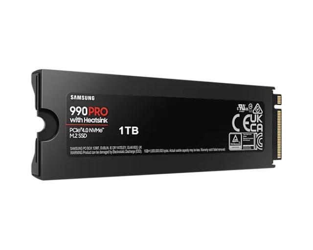 Samsung SSD 990 PRO 1TB Heatsink PCIe 4.0 NVMe