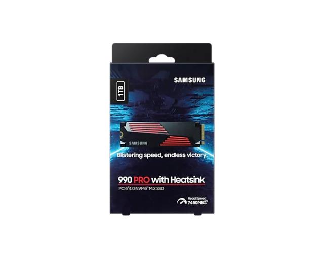 Samsung SSD 990 PRO 1TB Heatsink PCIe 4.0 NVMe