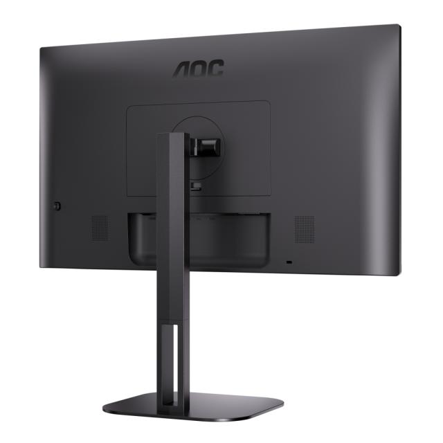 Монитор AOC Q27V5C/BK, 27" IPS WLED, 2560x1440@75Hz, 4ms GtG, 1ms MPRT, 300cd m/2, 1000:1, DCR 20M:1, Adaptive Sync, FlickerFree, Low Blue Light, 3Wx2, Tilt, Height Adjust, Pivot, Swivel, HDMI, DP, USB hub