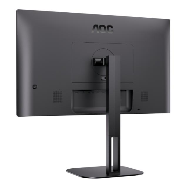 Монитор AOC Q27V5C/BK, 27" IPS WLED, 2560x1440@75Hz, 4ms GtG, 1ms MPRT, 300cd m/2, 1000:1, DCR 20M:1, Adaptive Sync, FlickerFree, Low Blue Light, 3Wx2, Tilt, Height Adjust, Pivot, Swivel, HDMI, DP, USB hub