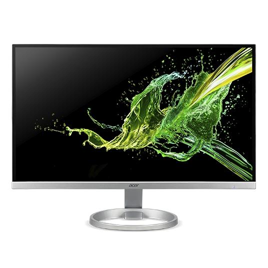 Монитор Acer R270si, 27'' IPS Wide LED, Anti-Glare, ZeroFrame, FreeSync, 1ms(VRB), 100M:1, 250nits, 1920x1080 FHD, 75Hz, VGA, HDMI, Tilt, VESA 100x100, Silver/Black