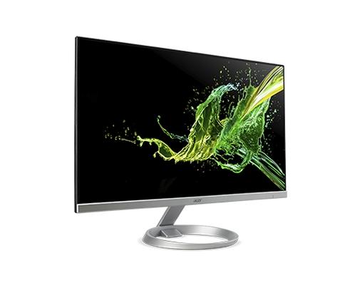 Монитор Acer R270si, 27'' IPS Wide LED, Anti-Glare, ZeroFrame, FreeSync, 1ms(VRB), 100M:1, 250nits, 1920x1080 FHD, 75Hz, VGA, HDMI, Tilt, VESA 100x100, Silver/Black