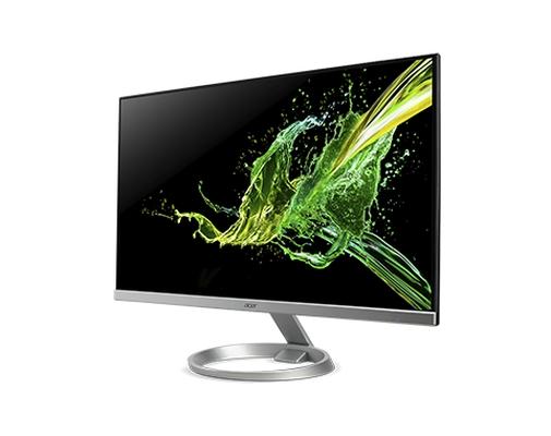 Монитор Acer R270si, 27'' IPS Wide LED, Anti-Glare, ZeroFrame, FreeSync, 1ms(VRB), 100M:1, 250nits, 1920x1080 FHD, 75Hz, VGA, HDMI, Tilt, VESA 100x100, Silver/Black
