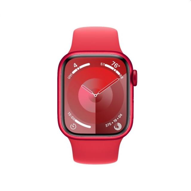 Часовник Apple Watch Series 9 GPS + Cellular 41mm (PRODUCT)RED Aluminium Case with (PRODUCT)RED Sport Band - S/M