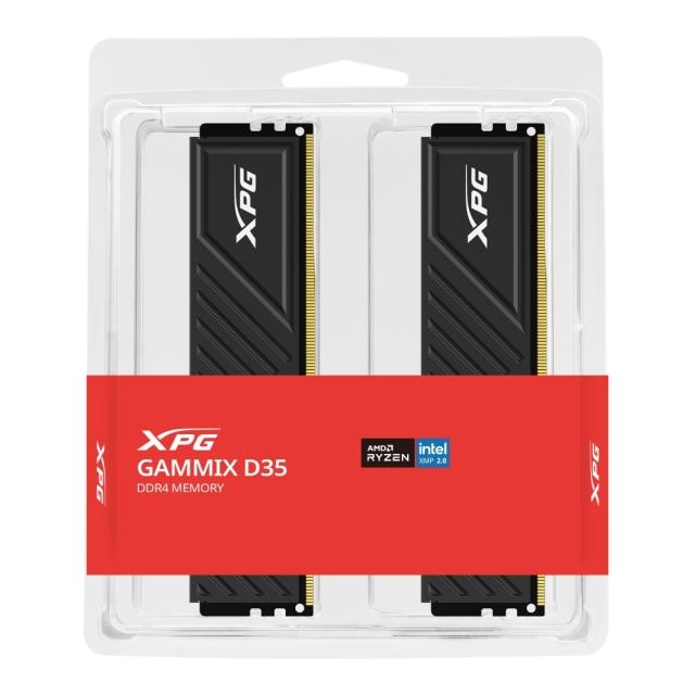 Памет ADATA GAMMIX D35 32GB (2x16GB) DDR4 3600 MHz, CL18, 1.35 V 
