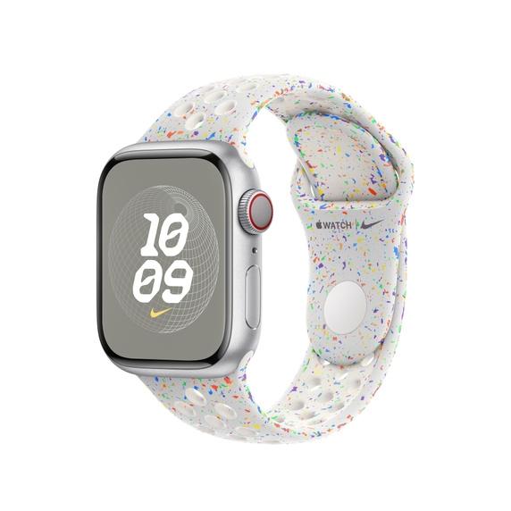 Каишка за часовник Apple 41mm Pure Platinum Nike Sport Band - M/L