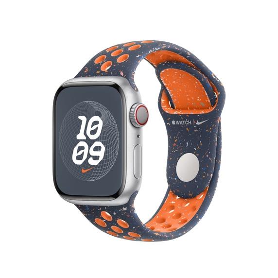 Каишка за часовник Apple 41mm Blue Flame Nike Sport Band - S/M
