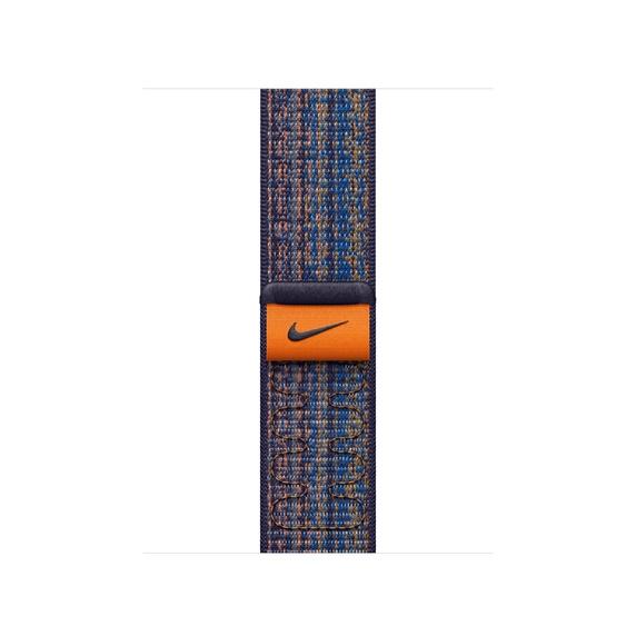 Каишка за часовник Apple 41mm Game Royal/Orange Nike Sport Loop