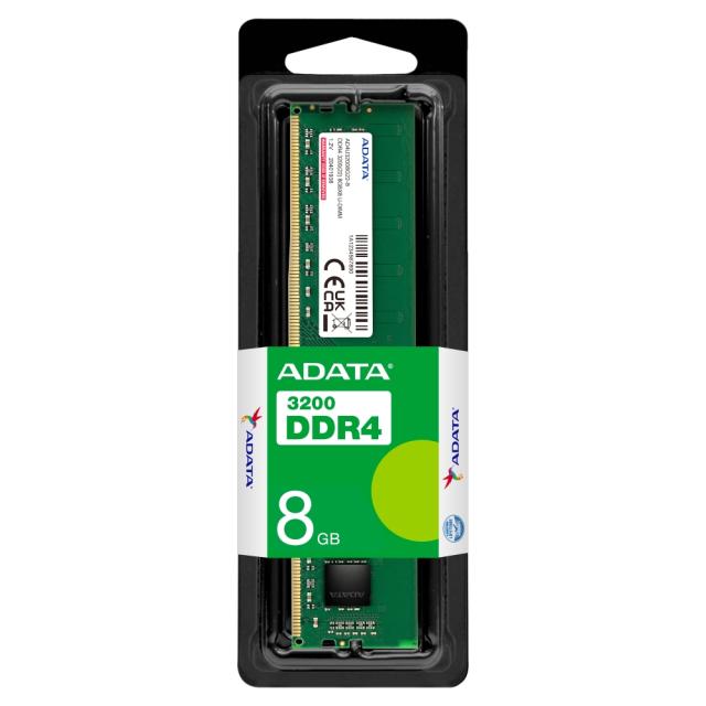 Памет ADATA 8GB DDR4 3200 MHz U-DIMM