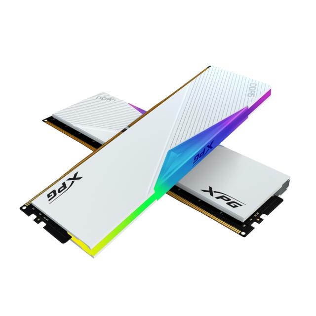 Памет ADATA LANCER RGB 32GB (2x16GB) DDR5 6400 MHz U-DIMM White