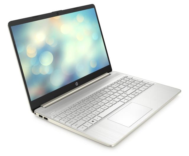 Лаптоп HP 15s-fq5015nu Pale Gold, Core i3-1215U(up to 4.4Ghz/10MB/6C), 15.6" FHD AG, 16GB 3200Mhz 2DIMM, 512GB PCIe SSD, WiFi 5 + BT4.2, 3C Batt Long Life, Free DOS