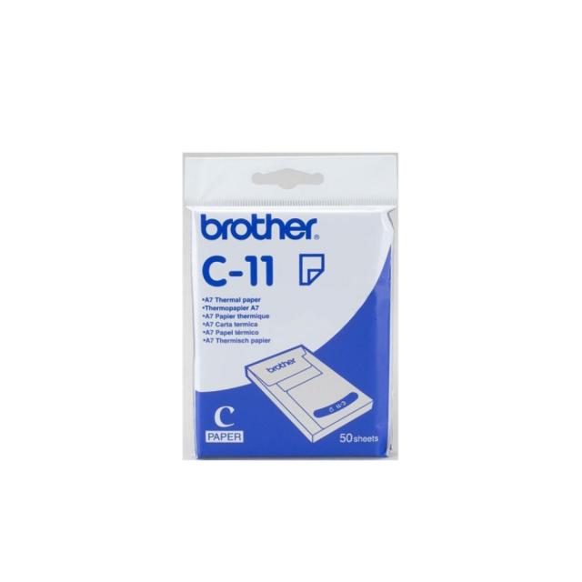 Хартия Brother C-11 Thermal Paper A7 (50 sheets)