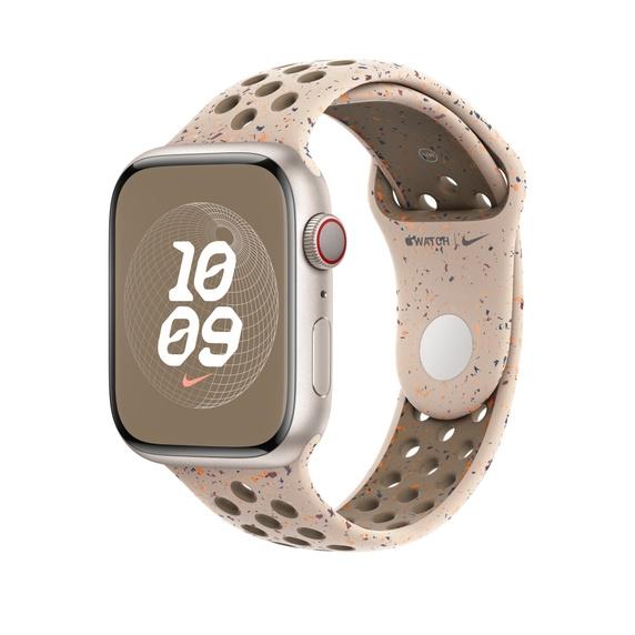 Каишка за часовник Apple 45mm Desert Stone Nike Sport Band - M/L