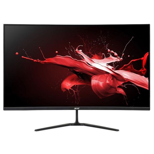 Монитор Acer ED320QRPbiipx, 31.5'' Curved 1800R VA, Anti-Glare, FreeSync, ZeroFrame, 5 ms, 4000:1, 300 cd/m2, 1920x1080 FHD, 144Hz(up to 165Hz), 2xHDMI, DP, Audio out, Tilt, Black