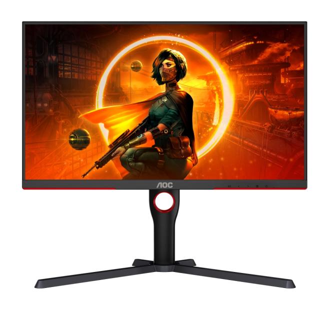 Монитор AOC Q27G3XMN/BK, 27" IPS MiniLED, 2560x1440@180Hz, 1ms GtG, 1000cd/m2, 3000:1, DCR 80M:1, Adaptive Sync, FlickerFree, Low Blue Light, Tilt, Height Adjust, Pivot, Swivel, 2xHDMI, DP