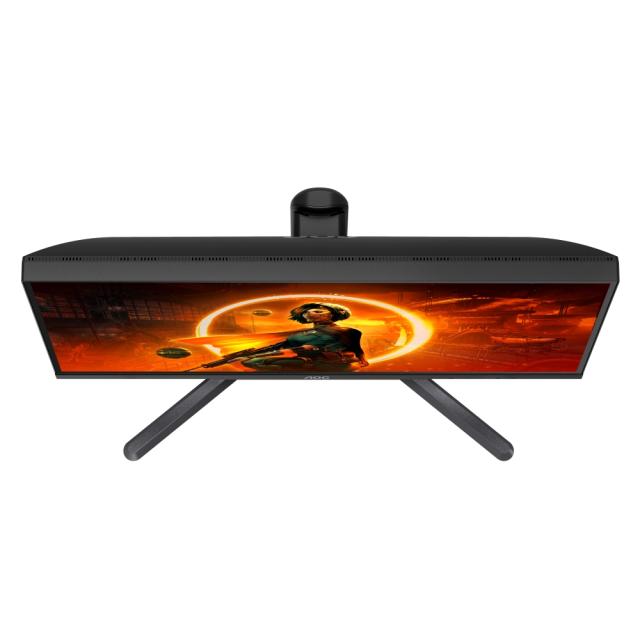 Монитор AOC Q27G3XMN/BK, 27" IPS MiniLED, 2560x1440@180Hz, 1ms GtG, 1000cd/m2, 3000:1, DCR 80M:1, Adaptive Sync, FlickerFree, Low Blue Light, Tilt, Height Adjust, Pivot, Swivel, 2xHDMI, DP