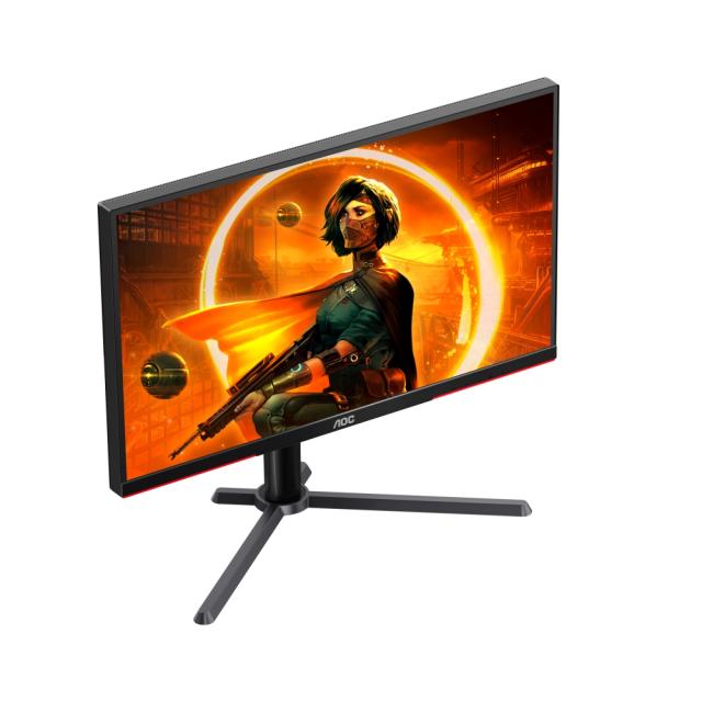 Монитор AOC Q27G3XMN/BK, 27" IPS MiniLED, 2560x1440@180Hz, 1ms GtG, 1000cd/m2, 3000:1, DCR 80M:1, Adaptive Sync, FlickerFree, Low Blue Light, Tilt, Height Adjust, Pivot, Swivel, 2xHDMI, DP