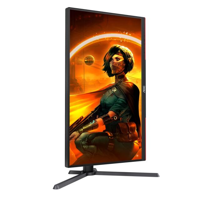 Монитор AOC Q27G3XMN/BK, 27" IPS MiniLED, 2560x1440@180Hz, 1ms GtG, 1000cd/m2, 3000:1, DCR 80M:1, Adaptive Sync, FlickerFree, Low Blue Light, Tilt, Height Adjust, Pivot, Swivel, 2xHDMI, DP