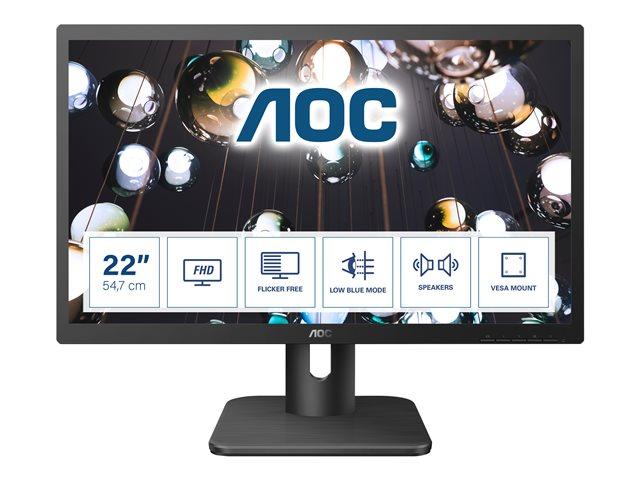 Монитор AOC 22E1D Monitor 21.5inch D-Sub/HDMI/DVI speakers 22E1D