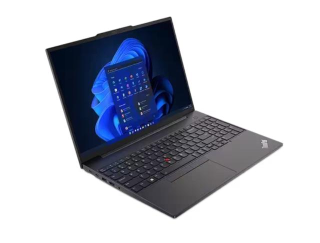 Лаптоп Lenovo ThinkPad E16 G1 Intel Core i7-13700H (up to 5GHz, 24MB), 32GB (16+16) DDR4 3200MHz, 1TB SSD, 16" WUXGA (1920x1200) IPS AG, Intel Iris Xe Graphics, WLAN, BT, 1080p&IR Cam, Backlit KB, FPR, Graphite Black, DOS, 3Y