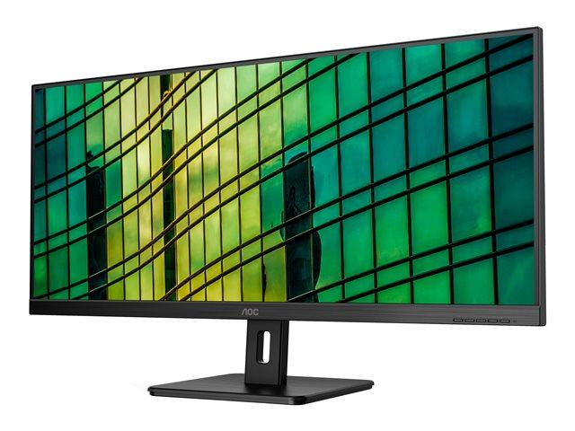 Монитор AOC Q34E2A, 34" (86.36 cm) IPS, 75Hz, 2560x1080, 4 ms, 300 cd/m2, HDMI, DP