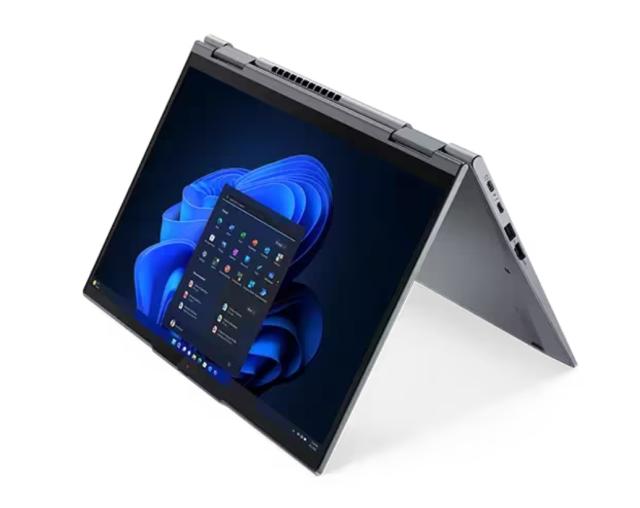 Лаптоп Lenovo ThinkPad X1 Yoga G8, Intel Core i7-1355U (up to 5GHz, 12MB), 32GB LPDDR5-6000, 1TB SSD, 14" WUXGA (1920x1200) IPS AG, Touch, Intel Iris Xe Graphics, FHD&IR Hybrid Cam, Backlit KB, Pen, WLAN, BT, NFC, FPR, Win11Pro, 3Y Premier